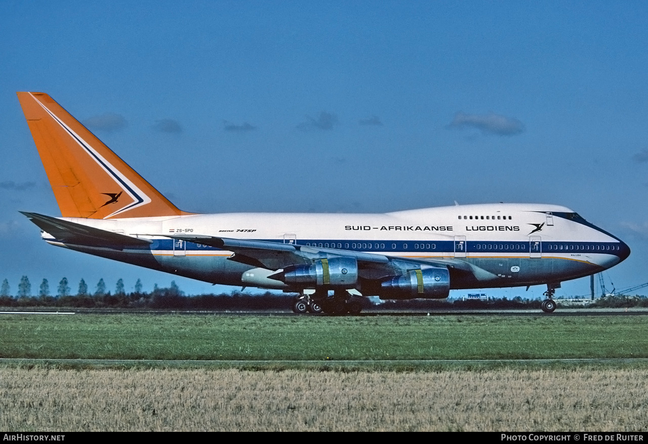 Aircraft Photo of ZS-SPD | Boeing 747SP-44 | South African Airways - Suid-Afrikaanse Lugdiens | AirHistory.net #828120