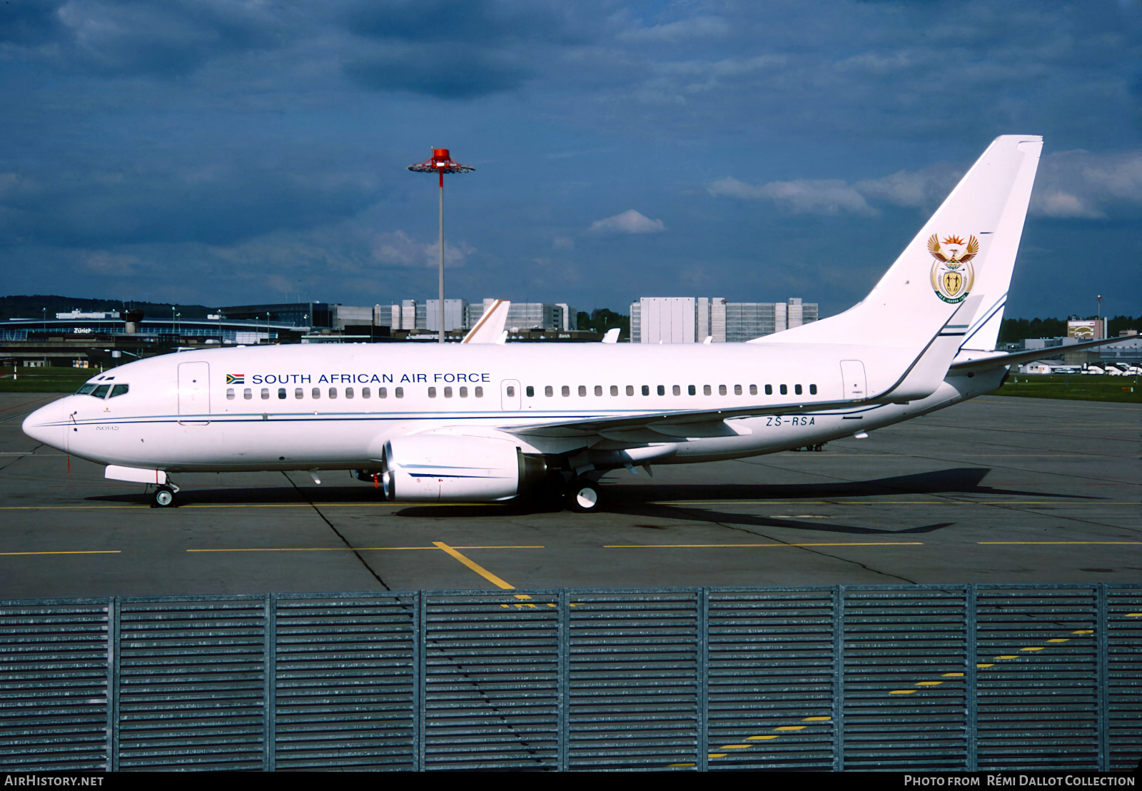 Aircraft Photo of ZS-RSA | Boeing 737-7ED BBJ | South Africa - Air Force | AirHistory.net #828125