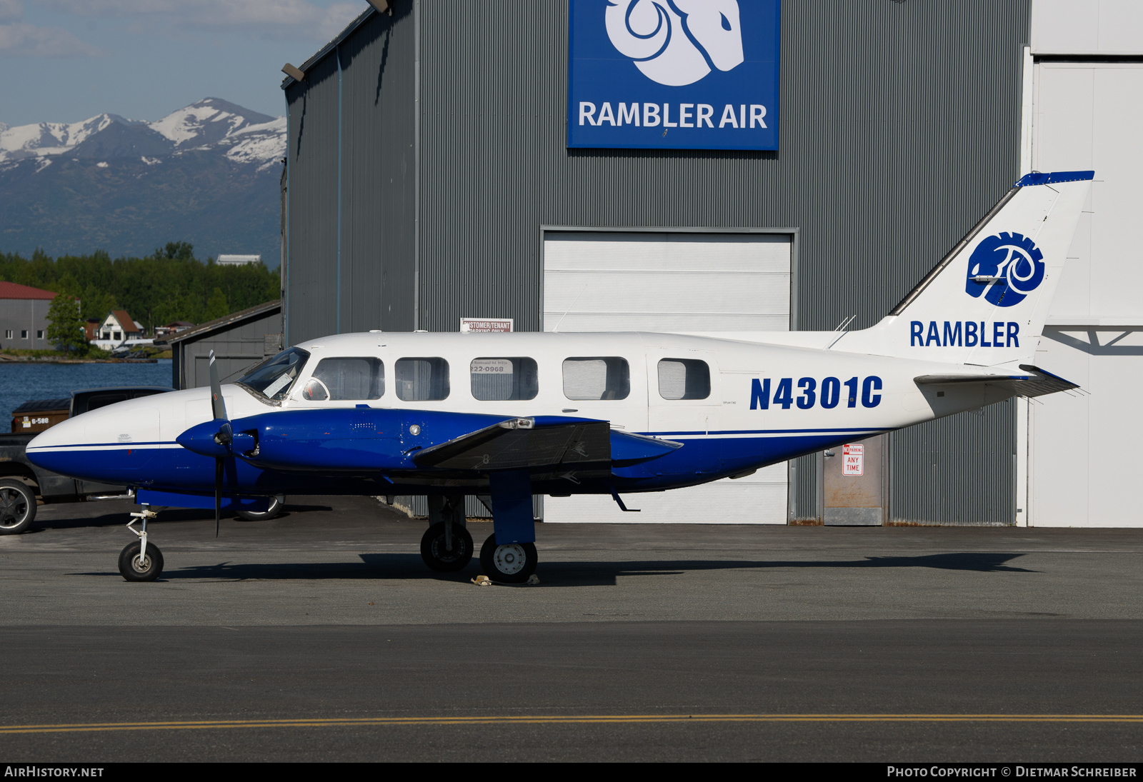 Aircraft Photo of N4301C | Piper PA-31 T-1020 | Rambler Air | AirHistory.net #828157