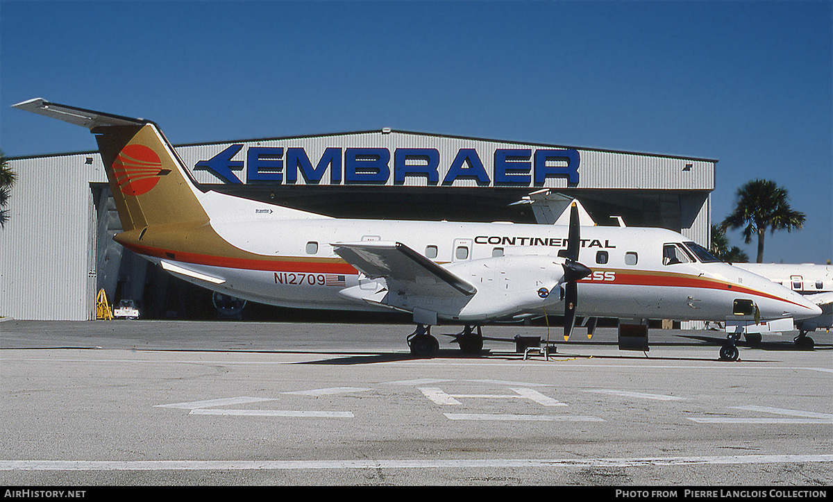 Aircraft Photo of N12709 | Embraer EMB-120RT Brasilia | Continental Express | AirHistory.net #828177