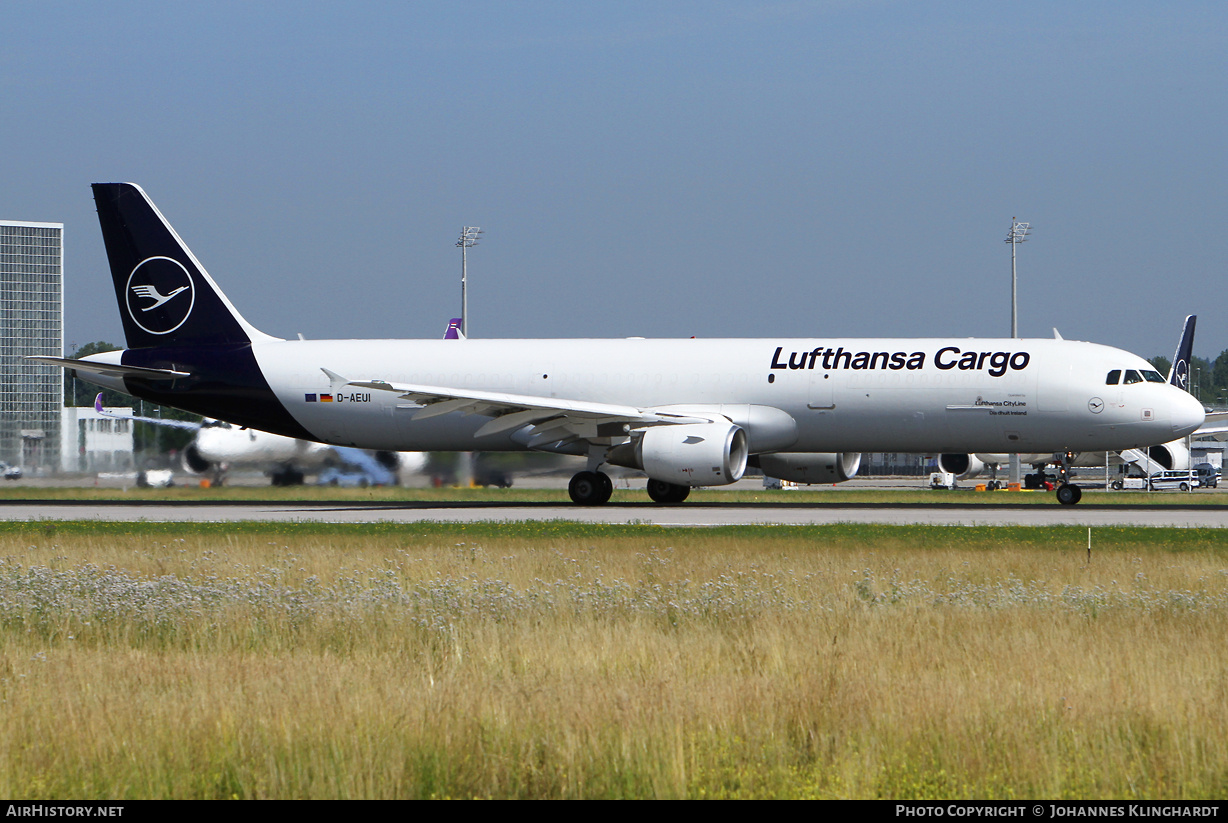 Aircraft Photo of D-AEUI | Airbus A321-211/P2F | Lufthansa Cargo | AirHistory.net #828197