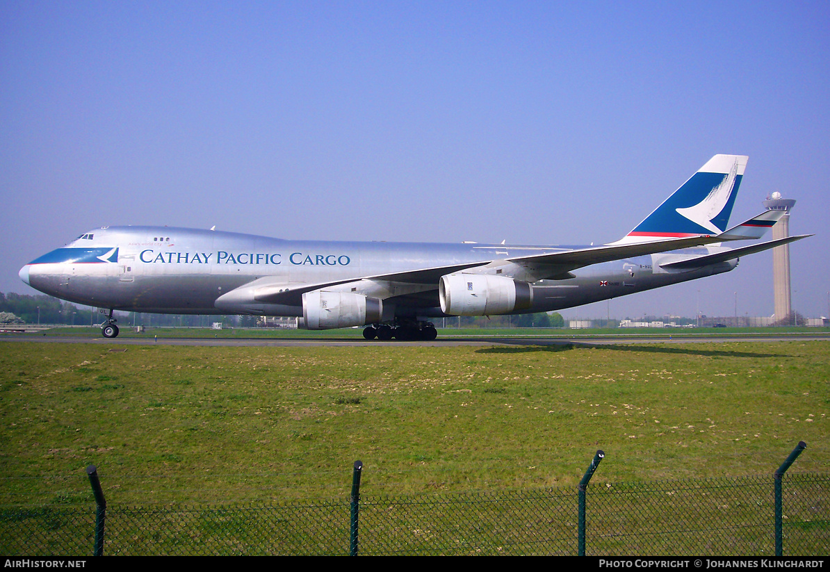 Aircraft Photo of B-HUL | Boeing 747-467F/SCD | Cathay Pacific Airways Cargo | AirHistory.net #828208