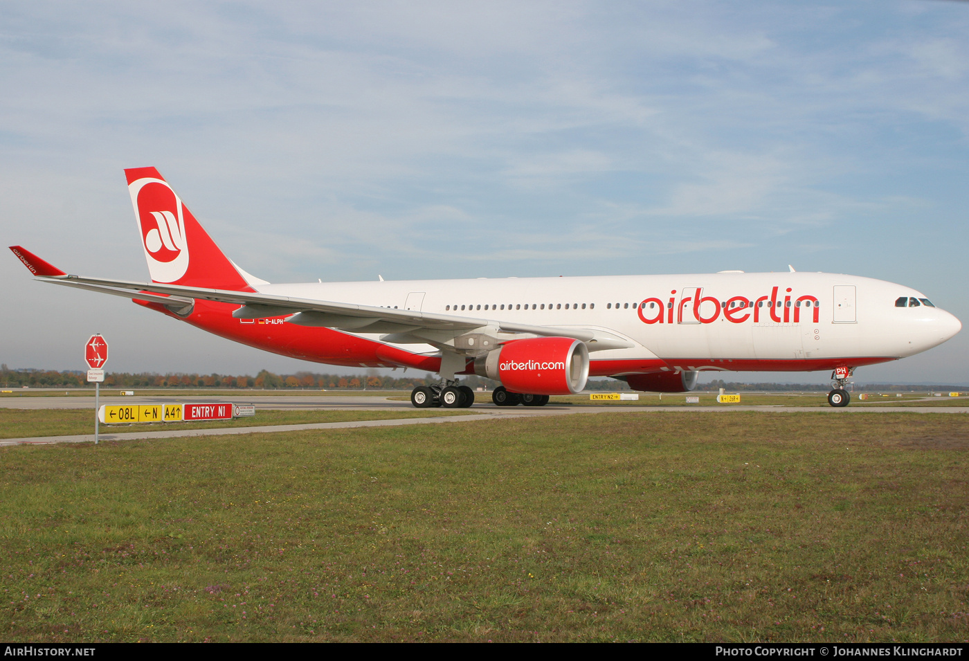 Aircraft Photo of D-ALPH | Airbus A330-223 | Air Berlin | AirHistory.net #828220