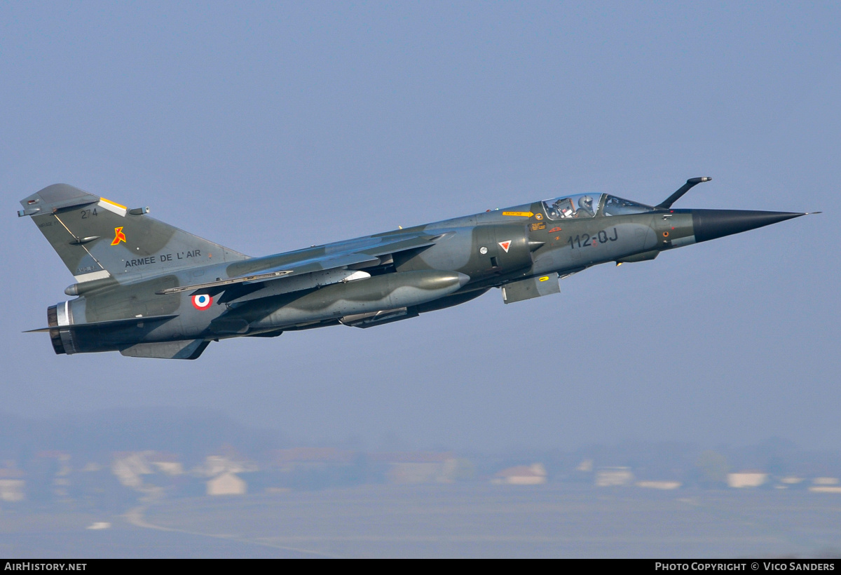 Aircraft Photo of 274 | Dassault Mirage F1CT | France - Air Force | AirHistory.net #828231