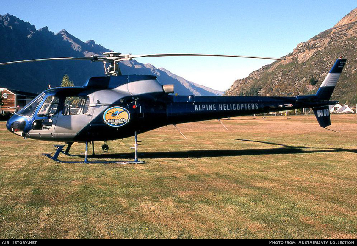 Aircraft Photo of ZK-HNN / NN | Aerospatiale AS-350BA Squirrel | Alpine Helicopters | AirHistory.net #828242