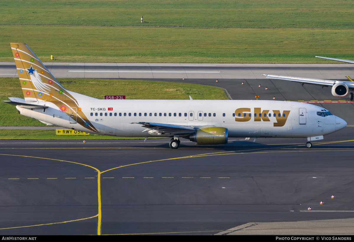 Aircraft Photo of TC-SKG | Boeing 737-4Q8 | Sky Airlines | AirHistory.net #828254