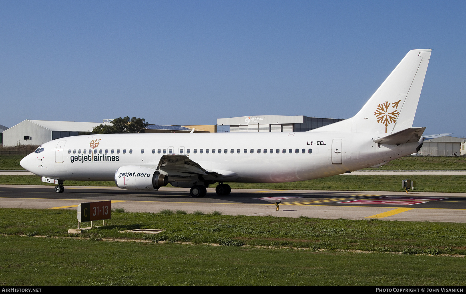 Aircraft Photo of LY-EEL | Boeing 737-46M | GetJet Airlines | AirHistory.net #828262