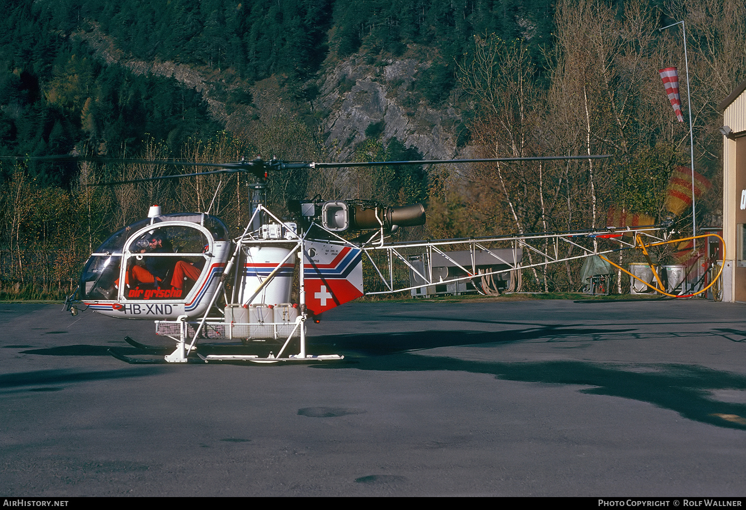 Aircraft Photo of HB-XND | Aerospatiale SA-315B Lama | Air Grischa | AirHistory.net #828288