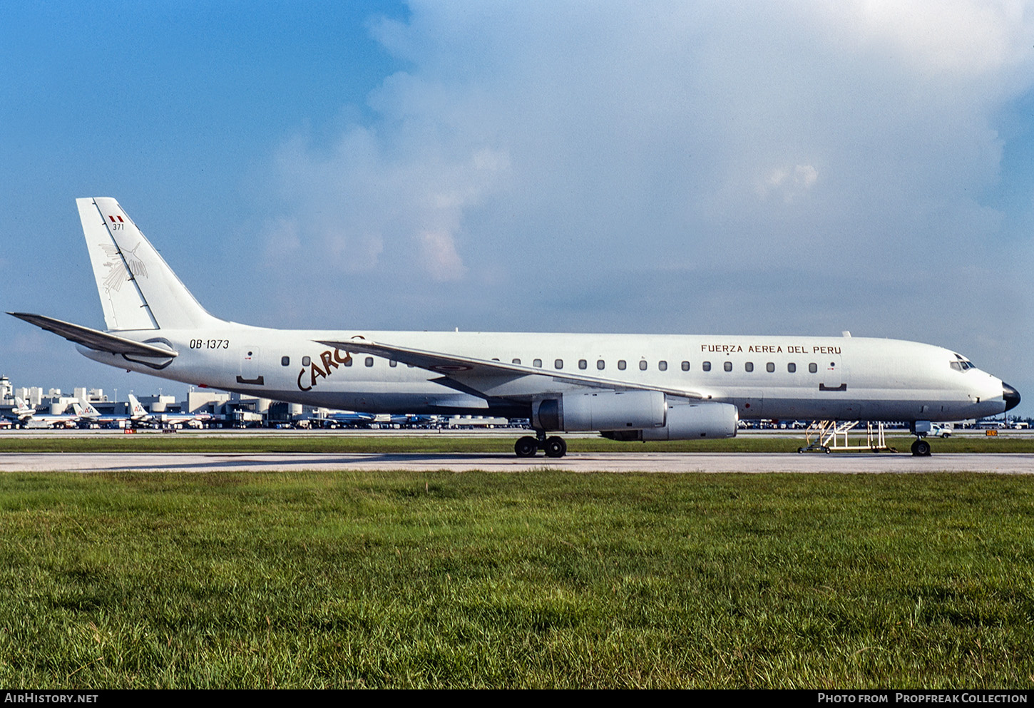 Aircraft Photo of 371 / OB-1373 | McDonnell Douglas DC-8-62CF | Peru - Air Force | AirHistory.net #828289