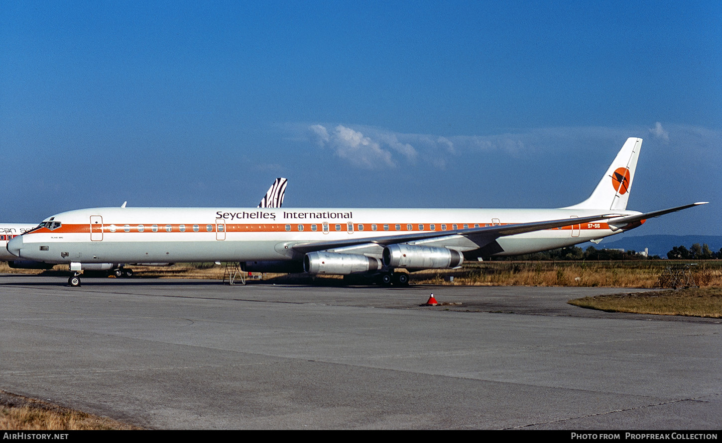 Aircraft Photo of S7-SIS | McDonnell Douglas DC-8-63 | Seychelles International | AirHistory.net #828291