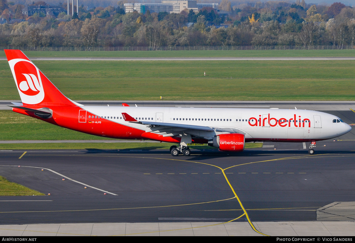 Aircraft Photo of D-ALPD | Airbus A330-223 | Air Berlin | AirHistory.net #828301
