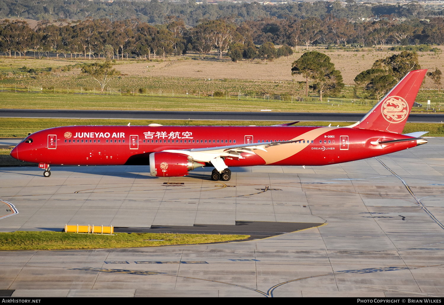 Aircraft Photo of B-20EC | Boeing 787-9 Dreamliner | Juneyao Airlines | AirHistory.net #828313