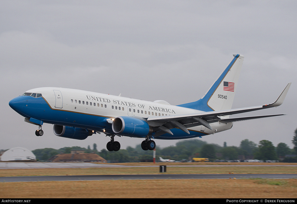 Aircraft Photo of 09-0540 / 90540 | Boeing C-40C | USA - Air Force | AirHistory.net #828323