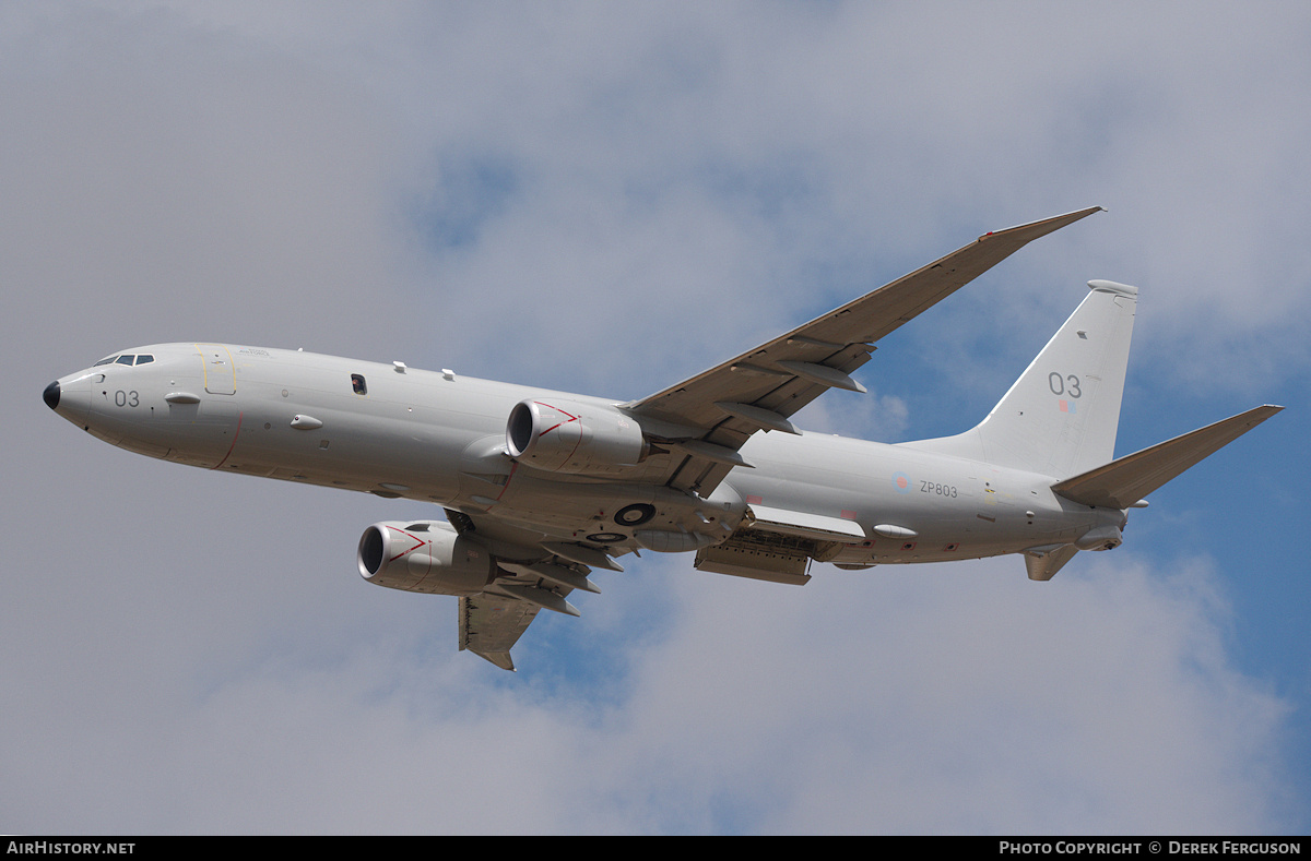 Aircraft Photo of ZP803 | Boeing P-8A Poseidon MRA1 | UK - Air Force | AirHistory.net #828328