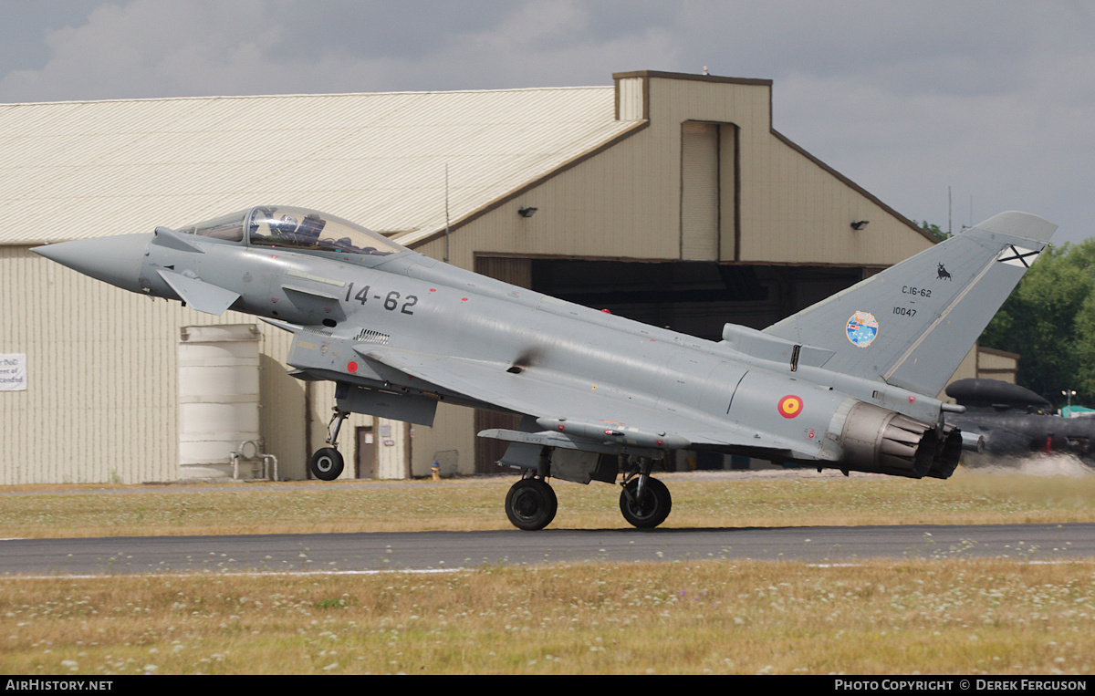 Aircraft Photo of C16-62 | Eurofighter EF-2000 Typhoon S | Spain - Air Force | AirHistory.net #828360