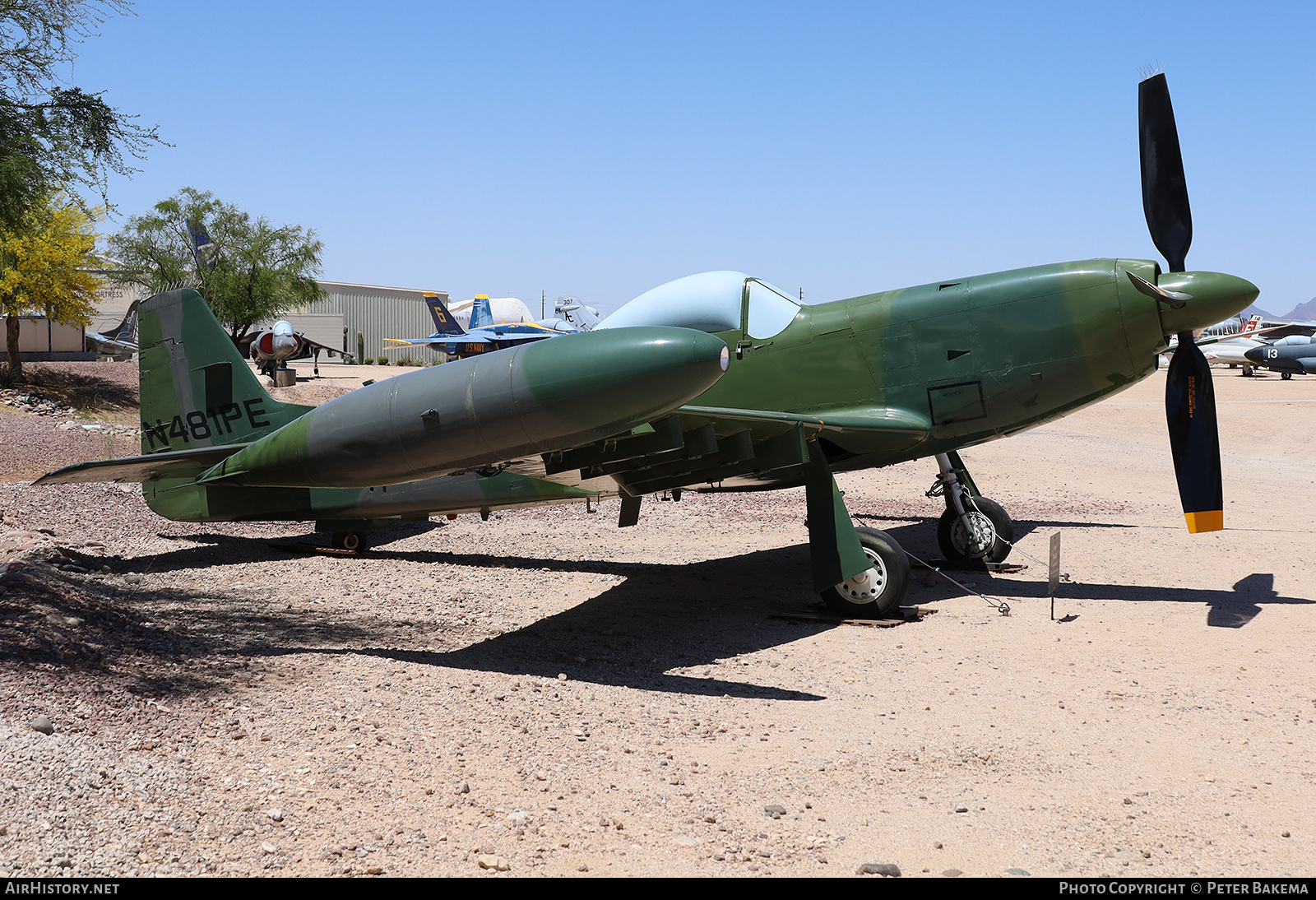 Aircraft Photo of N481PE | Piper PA-48 Enforcer | USA - Air Force | AirHistory.net #828370
