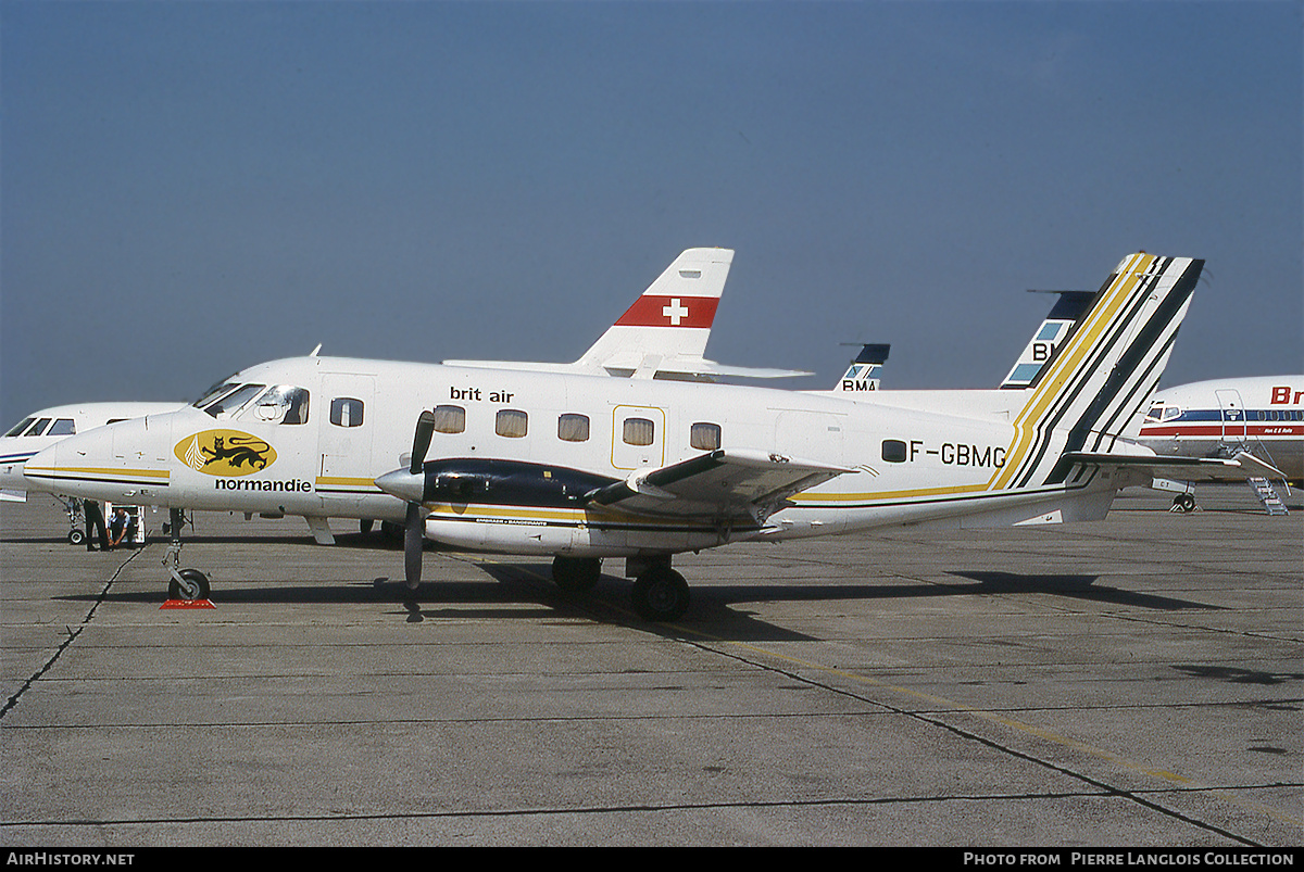 Aircraft Photo of F-GBMG | Embraer EMB-110P2 Bandeirante | Brit Air | AirHistory.net #828388