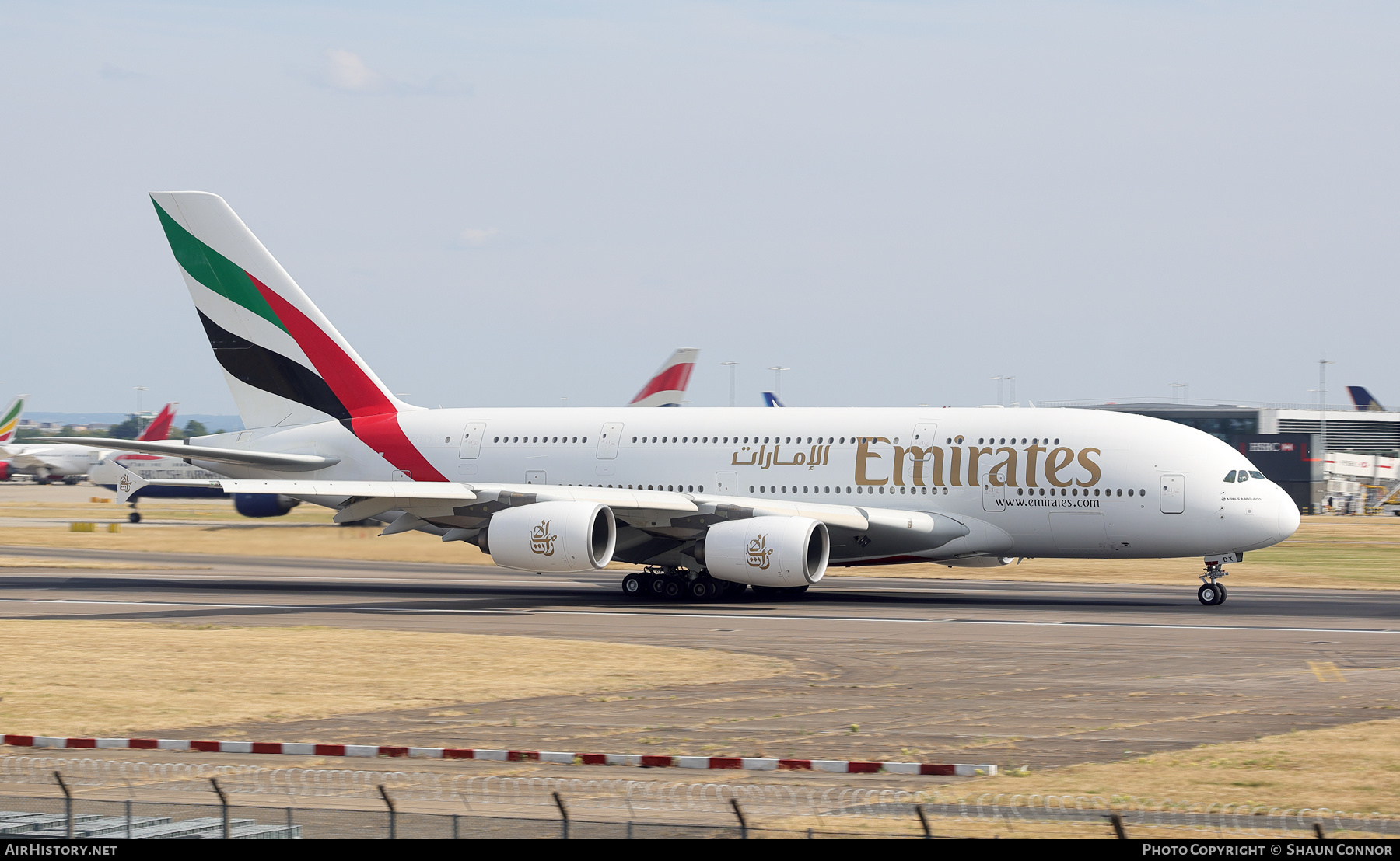 Aircraft Photo of A6-EDX | Airbus A380-861 | Emirates | AirHistory.net #828415