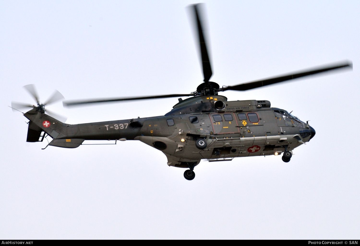 Aircraft Photo of T-337 | Eurocopter AS-532UL Cougar | Switzerland - Air Force | AirHistory.net #828419