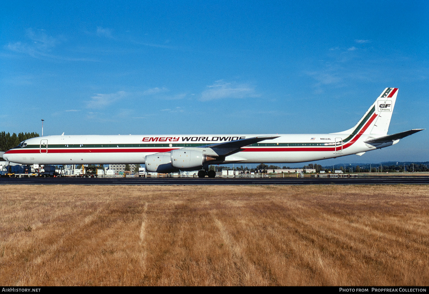 Aircraft Photo of N811AL | McDonnell Douglas DC-8-71(F) | Emery Worldwide | AirHistory.net #828428