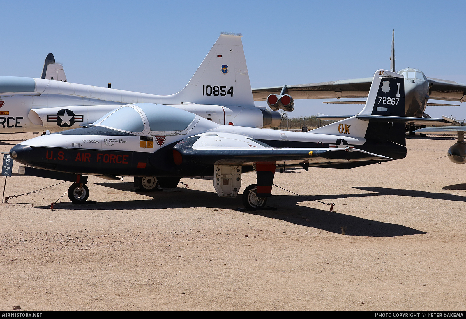 Aircraft Photo of 57-2267 / 72267 | Cessna T-37B Tweety Bird | USA - Air Force | AirHistory.net #828454