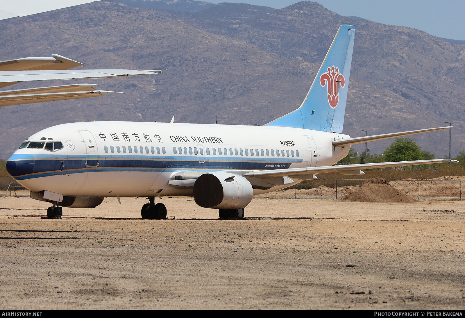Aircraft Photo of N759BA | Boeing 737-3Q8 | China Southern Airlines | AirHistory.net #828462