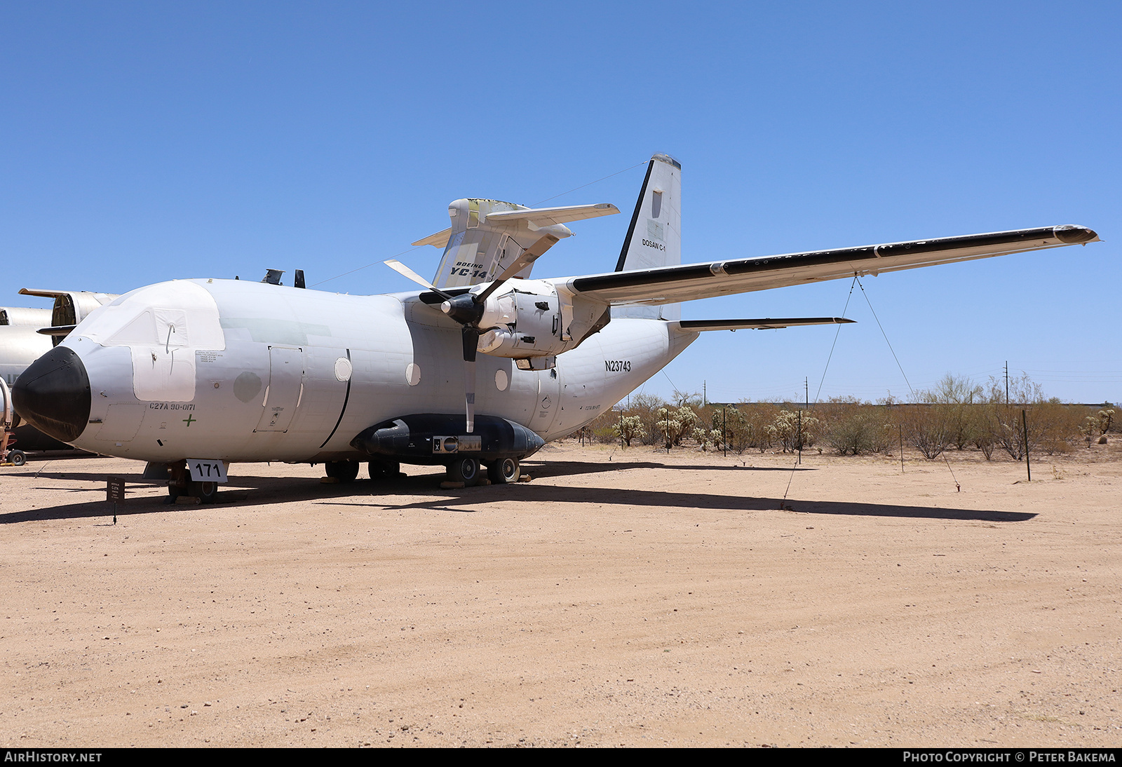 Aircraft Photo of N23743 / 90-0171 | Alenia C-27A Spartan | DoS Air Wing - Department of State | AirHistory.net #828472