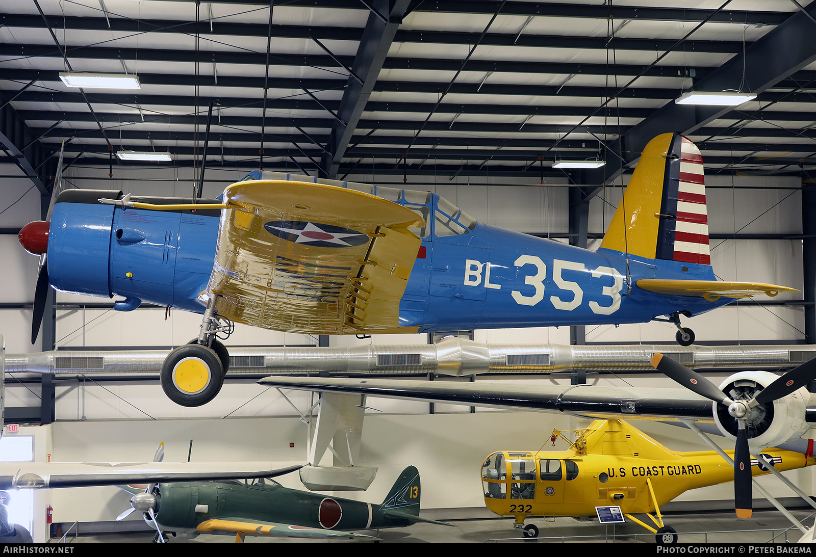 Aircraft Photo of 42-42353 | Vultee BT-13A Valiant | USA - Air Force | AirHistory.net #828476