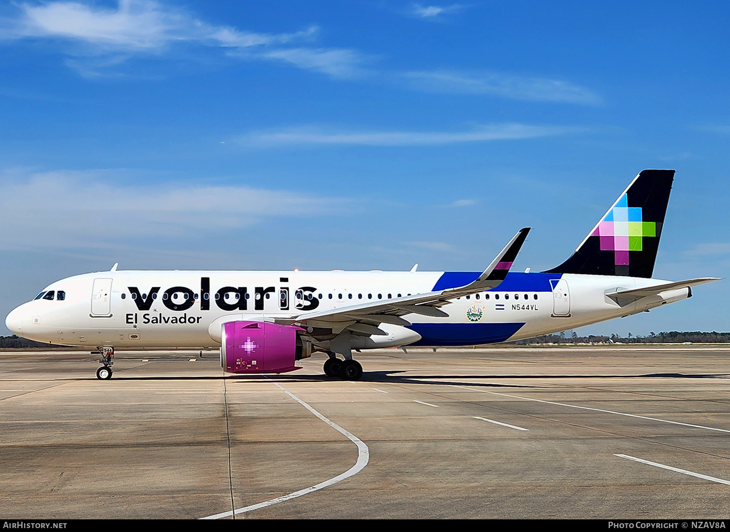 Aircraft Photo of N544VL | Airbus A320-271N | Volaris El Salvador | AirHistory.net #828487