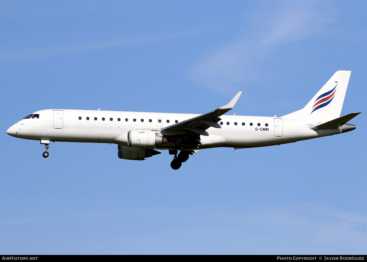 Aircraft Photo of G-CMWI | Embraer 190STD (ERJ-190-100STD) | Eastern Airways | AirHistory.net #828505