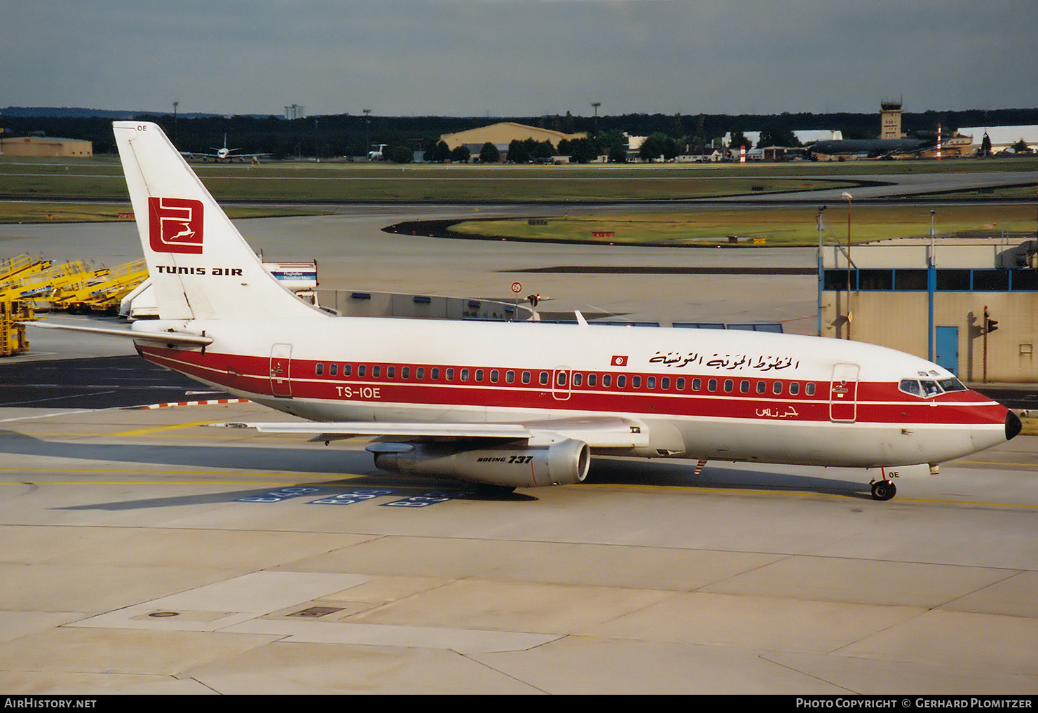 Aircraft Photo of TS-IOE | Boeing 737-2H3/Adv | Tunisair | AirHistory.net #828522