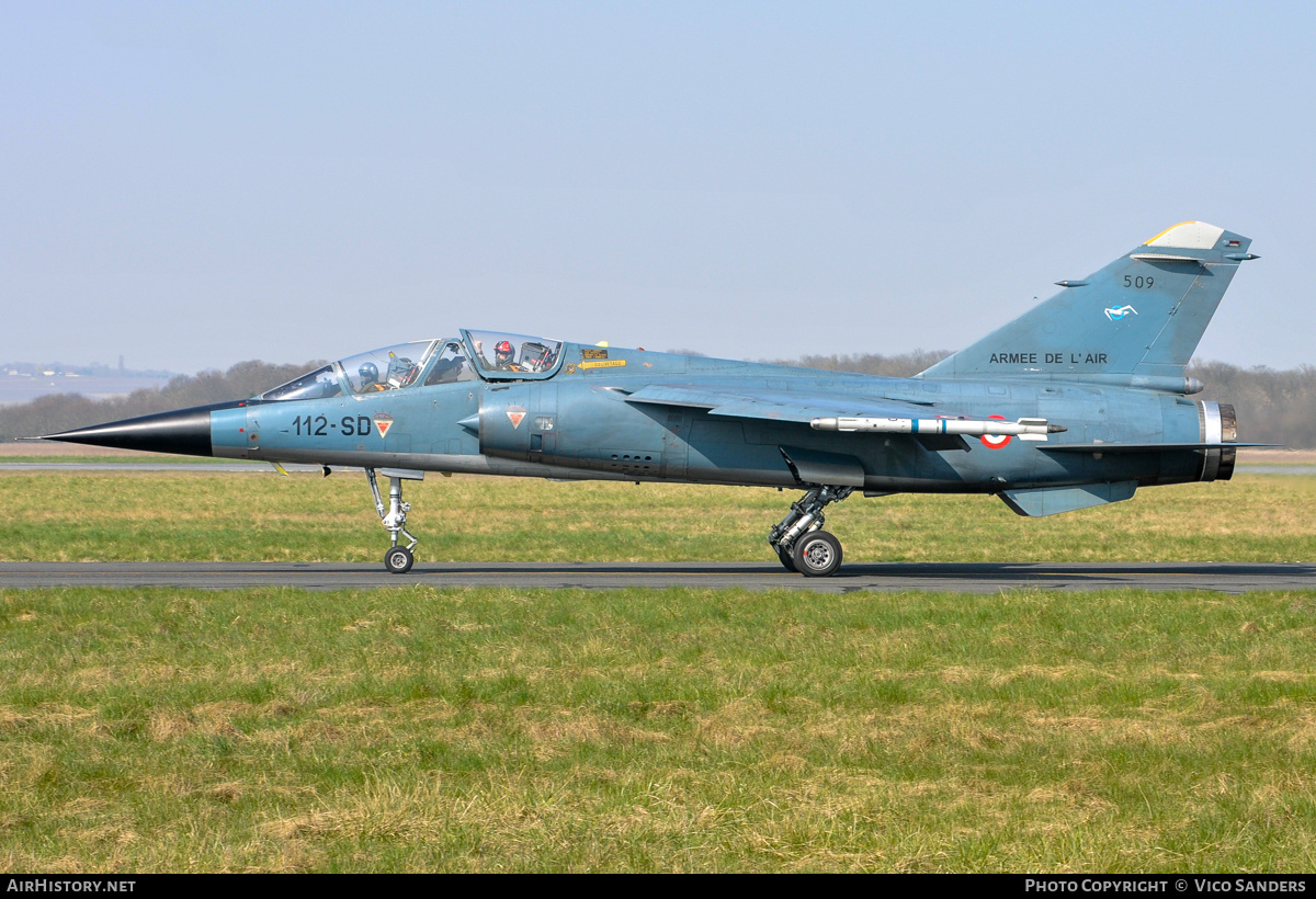Aircraft Photo of 509 | Dassault Mirage F1B | France - Air Force | AirHistory.net #828526