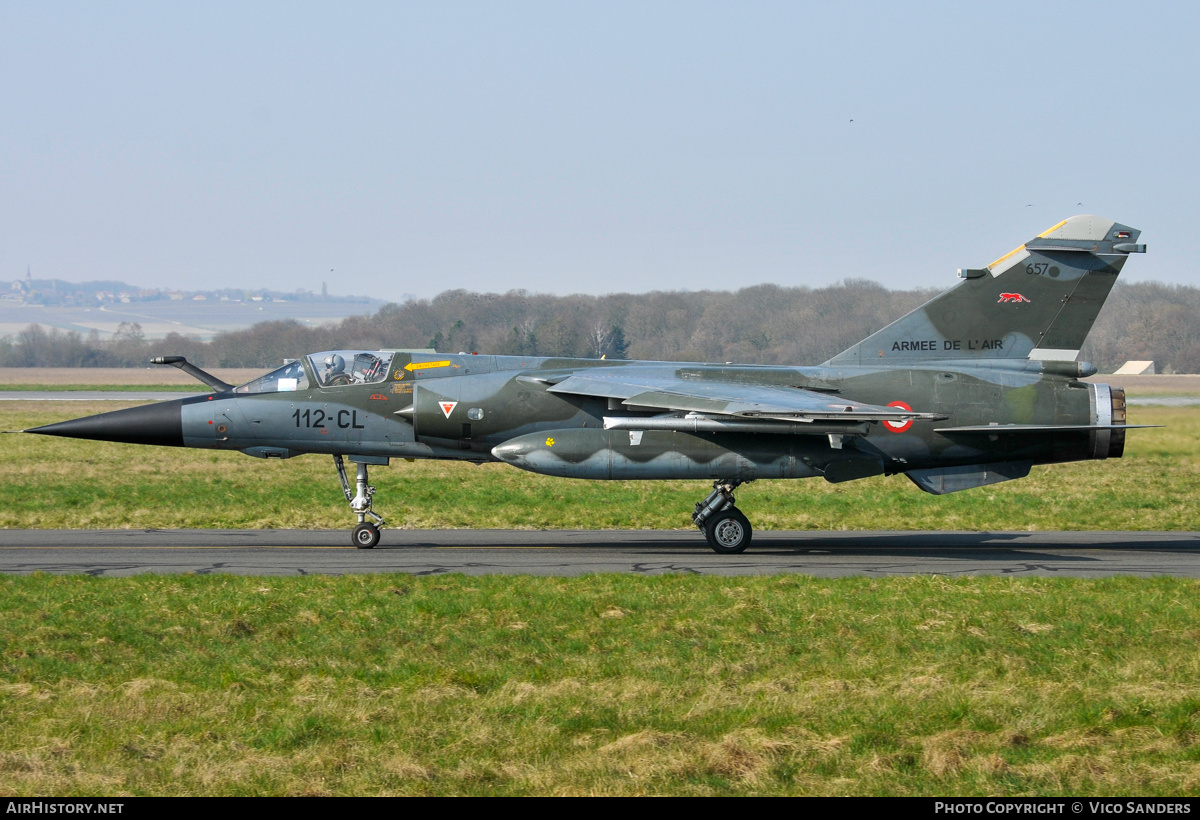 Aircraft Photo of 657 | Dassault Mirage F1CR | France - Air Force | AirHistory.net #828555