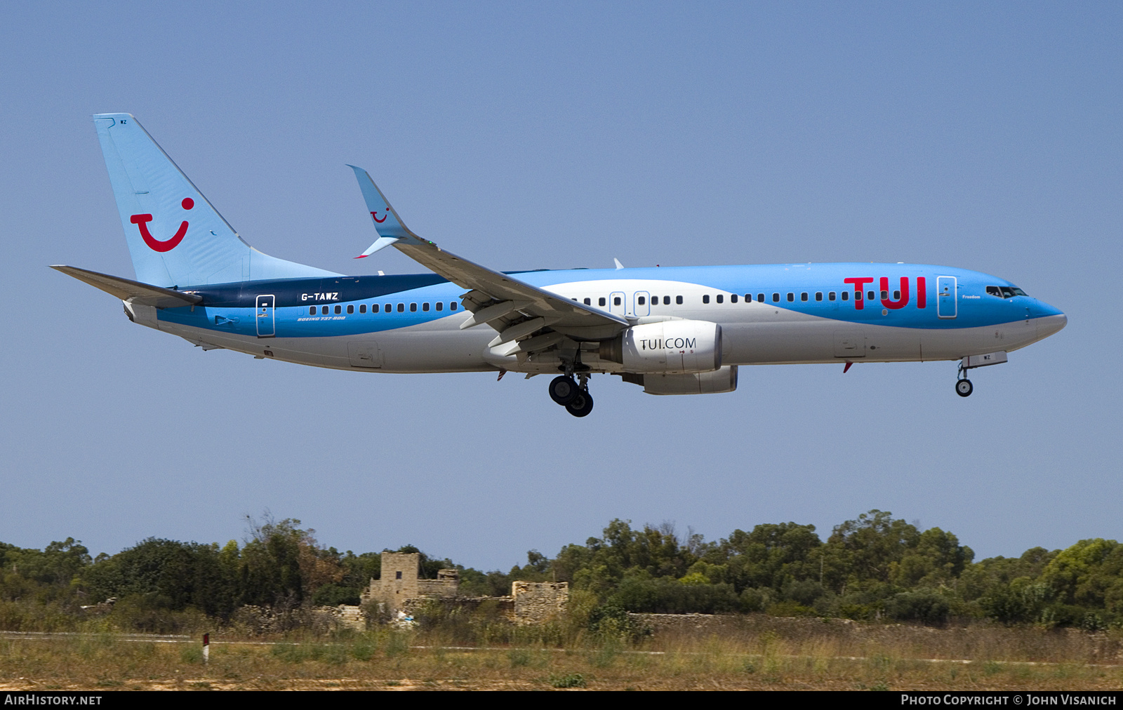 Aircraft Photo of G-TAWZ | Boeing 737-86N | TUI | AirHistory.net #828563