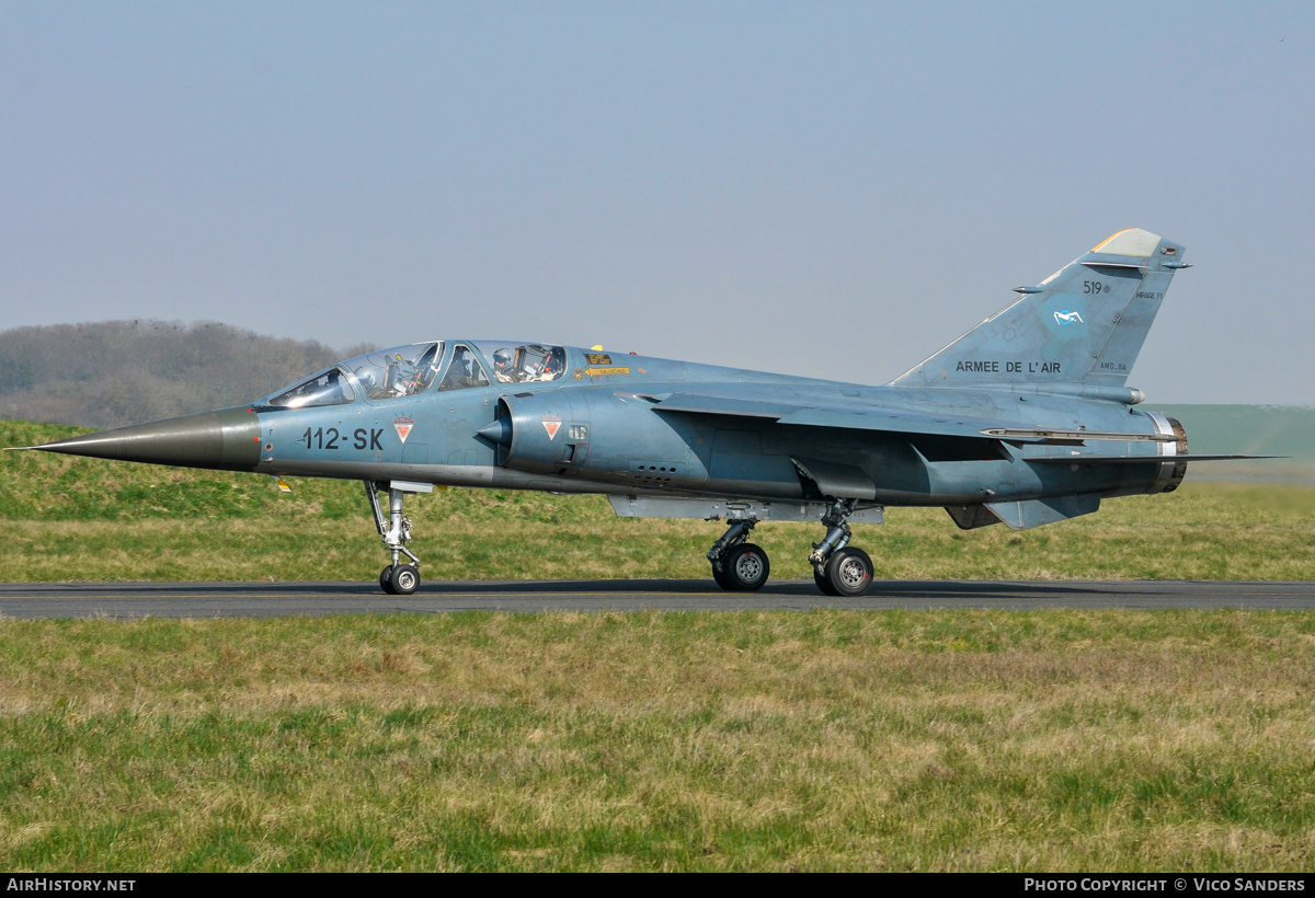 Aircraft Photo of 519 | Dassault Mirage F1B | France - Air Force | AirHistory.net #828564