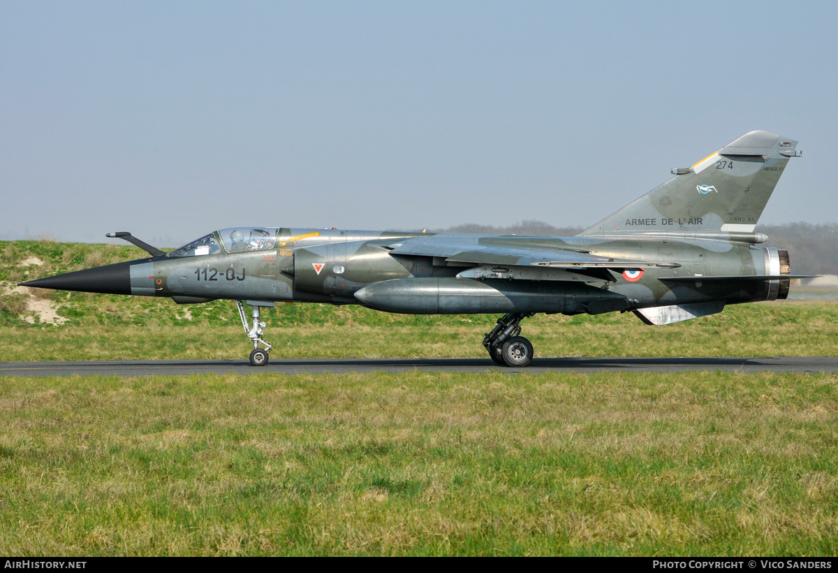 Aircraft Photo of 274 | Dassault Mirage F1CT | France - Air Force | AirHistory.net #828568