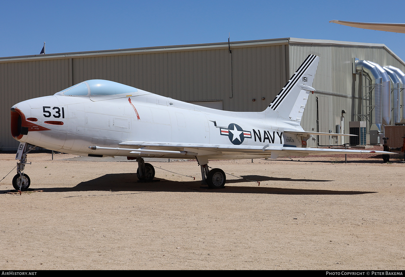 Aircraft Photo of 139531 | North American FJ-4B Fury | USA - Navy | AirHistory.net #828573