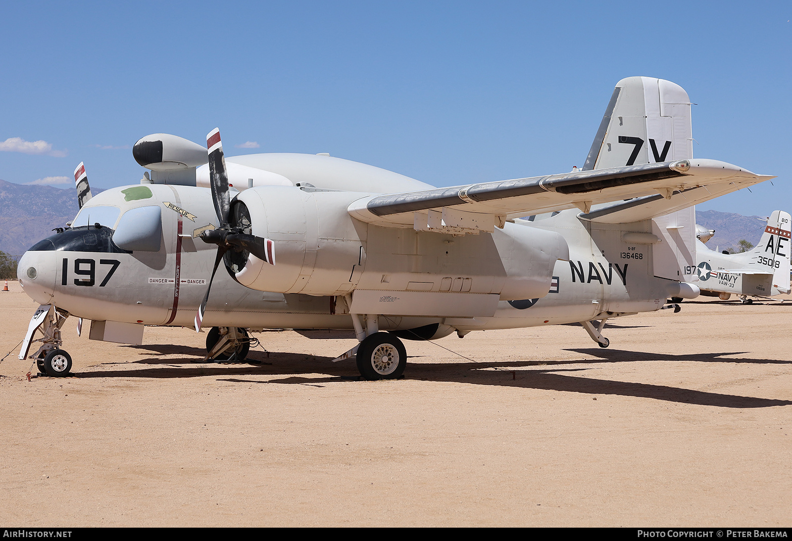 Aircraft Photo of 136468 / 6468 | Grumman S-2F Tracker | USA - Navy | AirHistory.net #828597