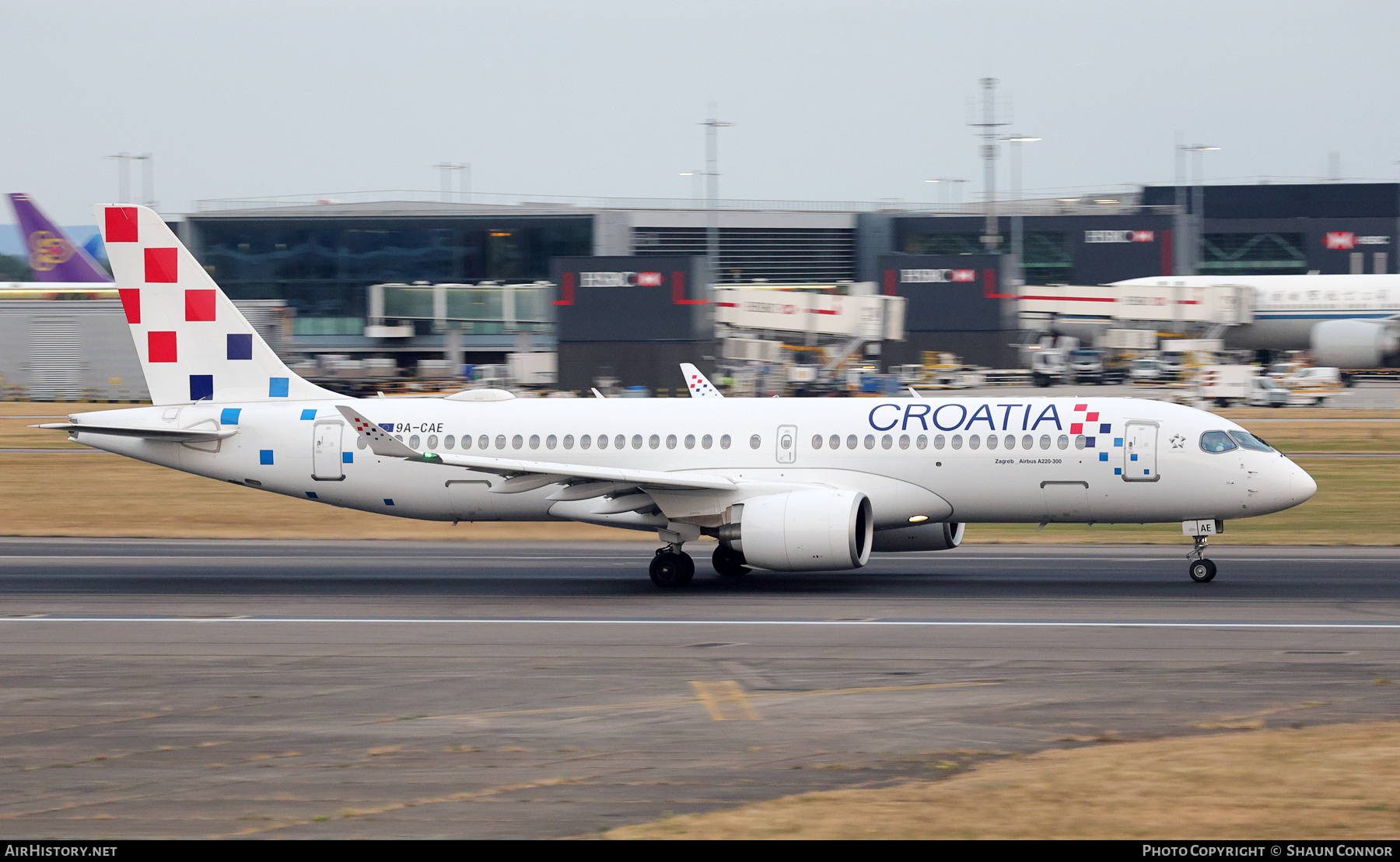 Aircraft Photo of 9A-CAE | Airbus A220-371 (BD-500-1A11) | Croatia Airlines | AirHistory.net #828598