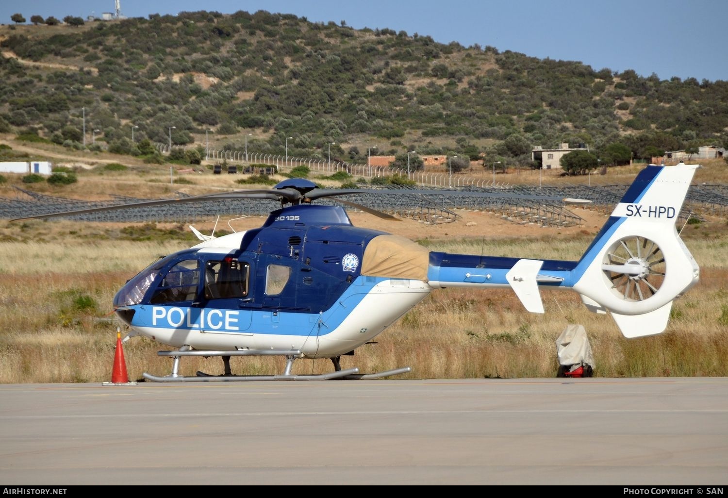 Aircraft Photo of SX-HPD | Eurocopter EC-135T-1 | Police | AirHistory.net #828615