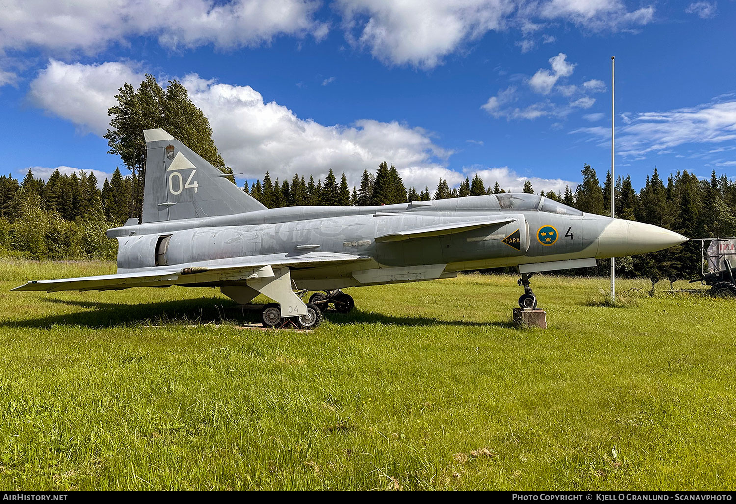 Aircraft Photo of 37448 | Saab JA37D Viggen | Sweden - Air Force | AirHistory.net #828627