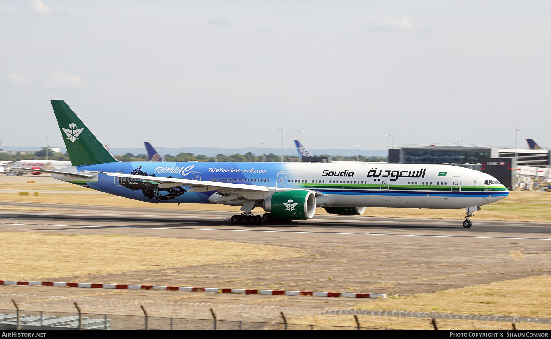 Aircraft Photo of HZ-AK43 | Boeing 777-300/ER | Saudia - Saudi Arabian Airlines | AirHistory.net #828630