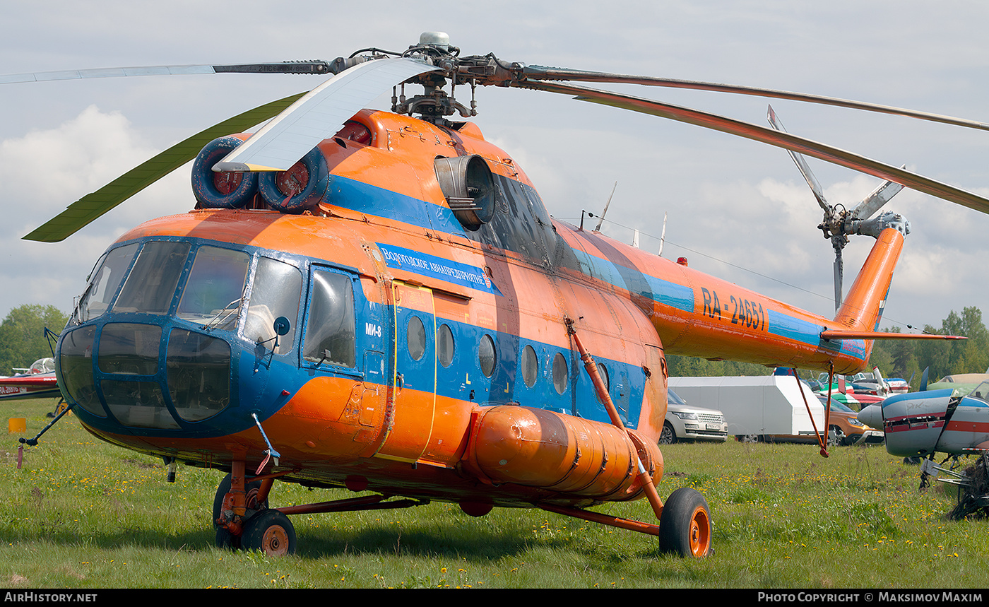 Aircraft Photo of RA-24651 | Mil Mi-8T | Vologda Aviation Enterprise | AirHistory.net #828634