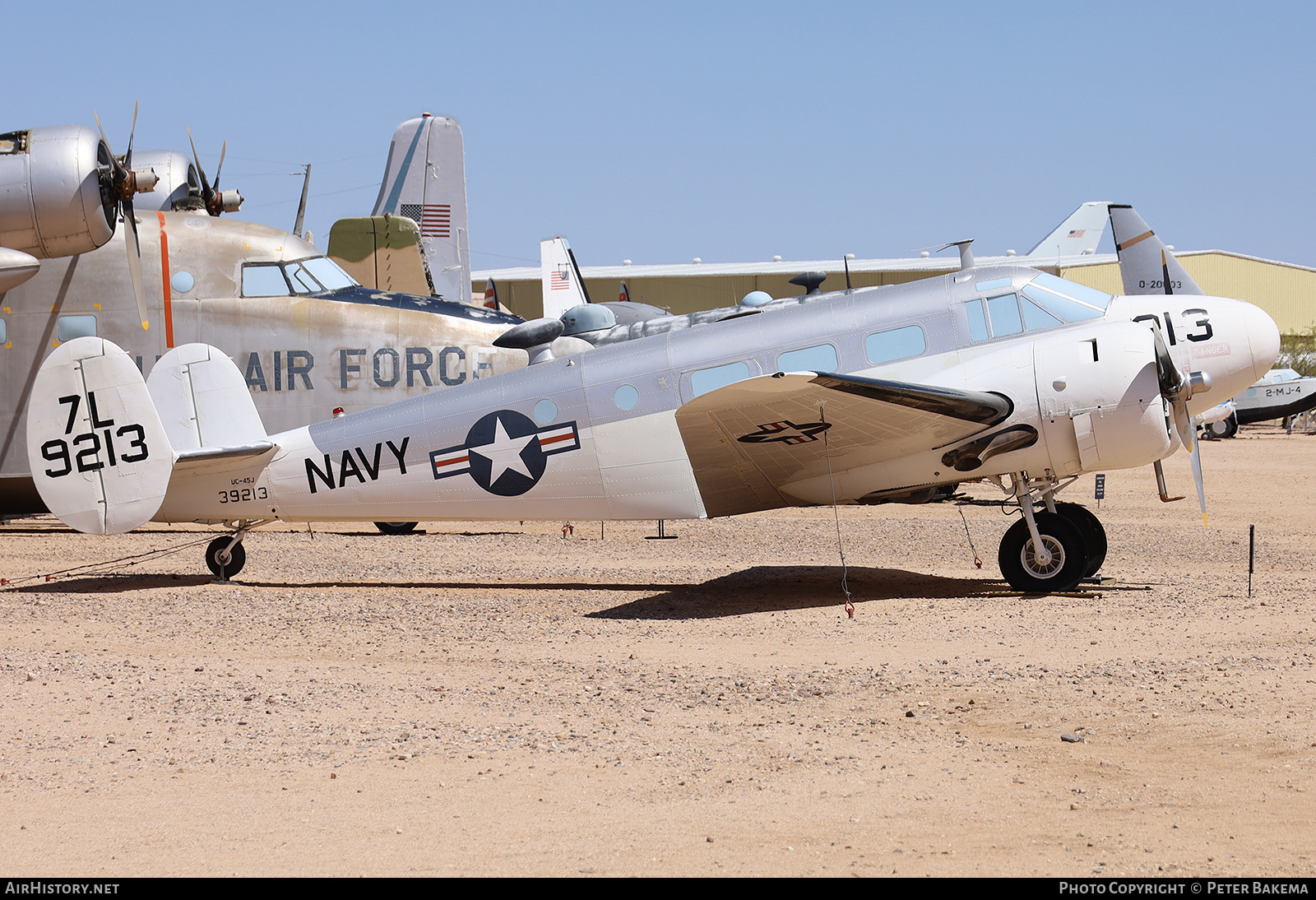 Aircraft Photo of 39213 / 9213 | Beech UC-45J Expeditor | USA - Navy | AirHistory.net #828636
