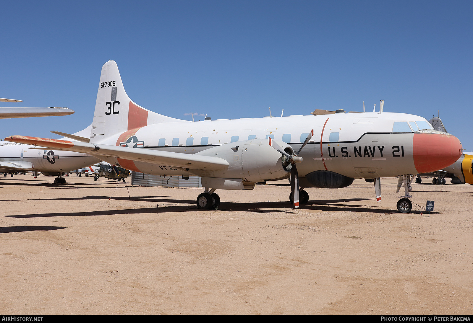 Aircraft Photo of 51-7906 | Convair VT-29B | USA - Navy | AirHistory.net #828639