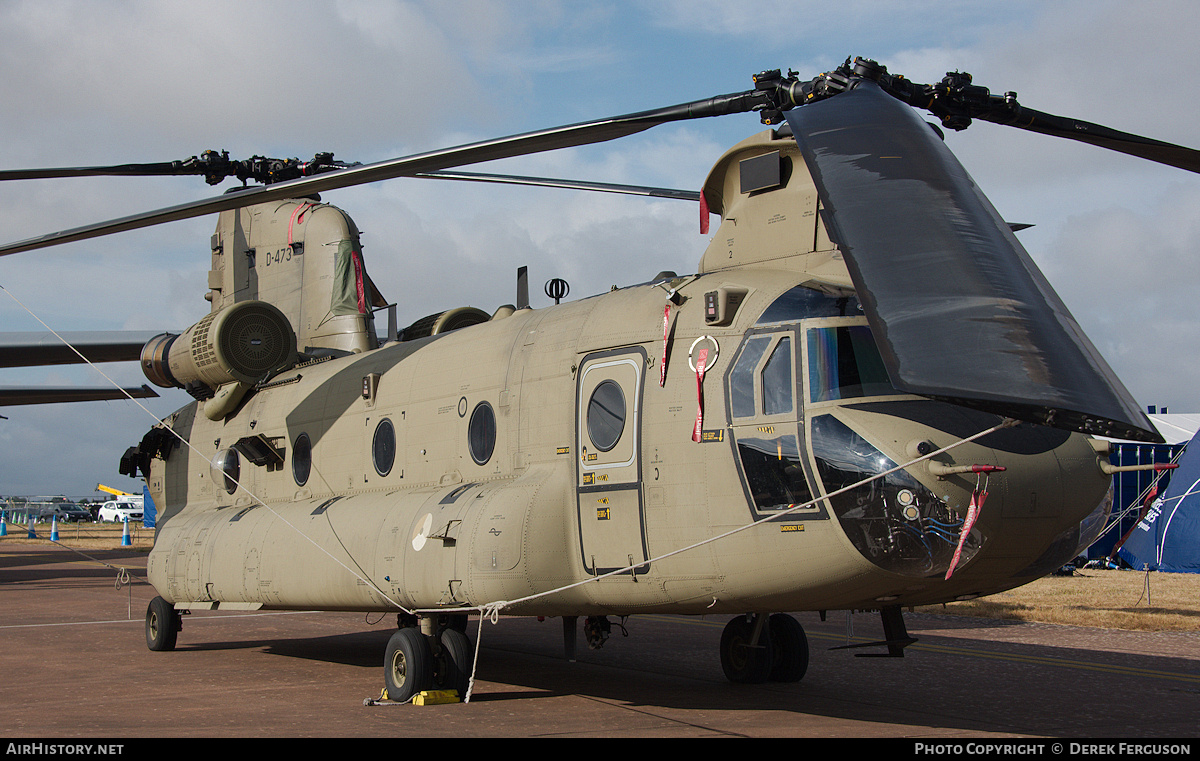 Aircraft Photo of D-473 | Boeing CH-47F Chinook (414) | Netherlands - Air Force | AirHistory.net #828678