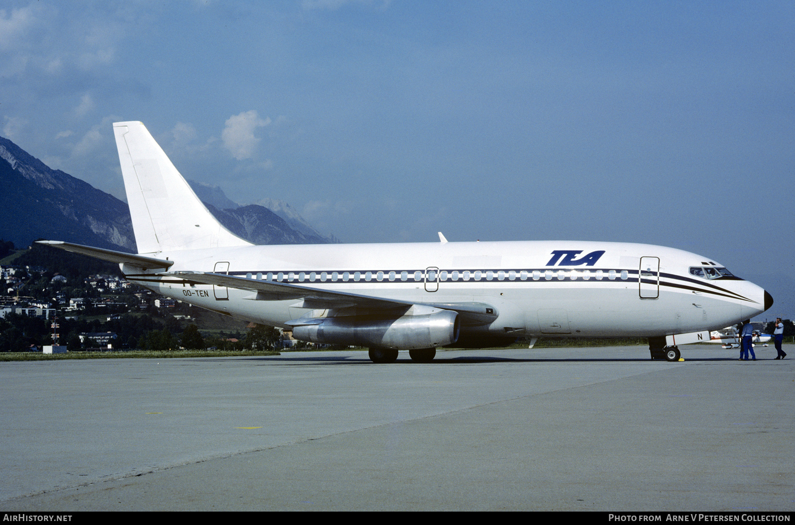 Aircraft Photo of OO-TEN | Boeing 737-2M8/Adv | TEA - Trans European Airways | AirHistory.net #828717