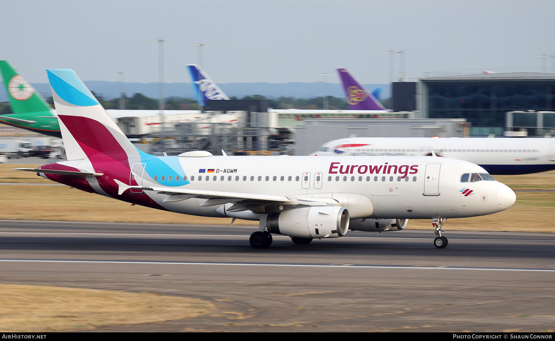 Aircraft Photo of D-AGWM | Airbus A319-132 | Eurowings | AirHistory.net #828719