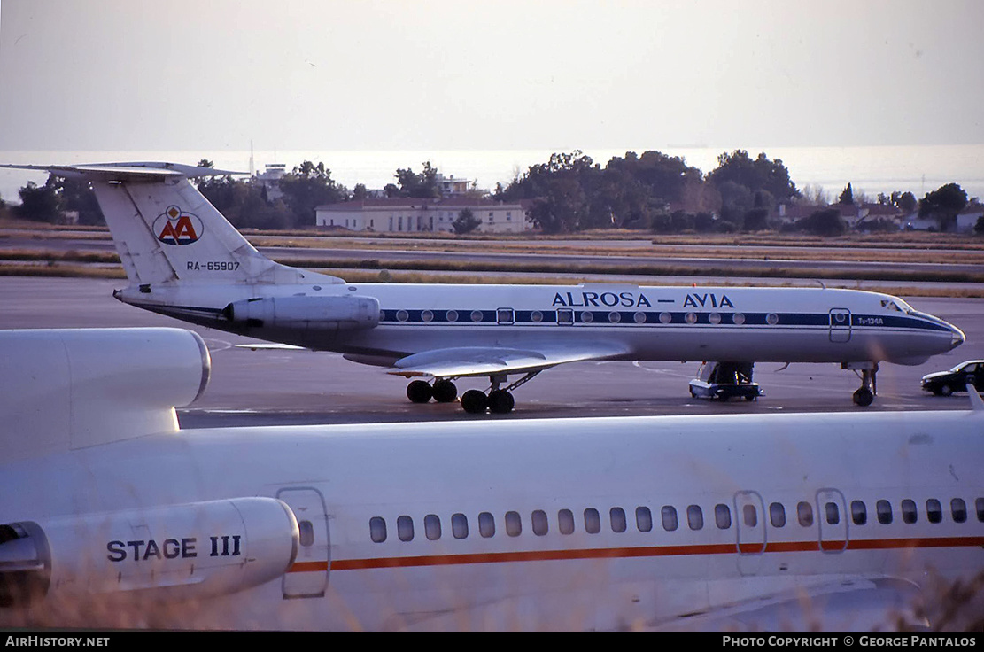 Aircraft Photo of RA-65907 | Tupolev Tu-134AK | Alrosa-Avia | AirHistory.net #828720