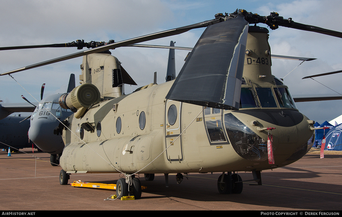 Aircraft Photo of D-483 | Boeing CH-47F Chinook (414) | Netherlands - Air Force | AirHistory.net #828721